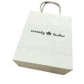 Recyclable Kraft Paper Bag With Your Own Logo, Custom Shopping Paper Bag For Food With Handle